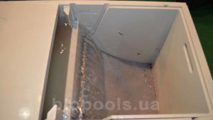 Скимер для пруда с биоплато Biopools в работе 1