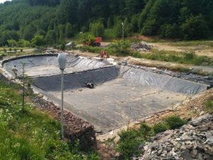 Бутилкаучук - строительство пруда EPDM мембраной